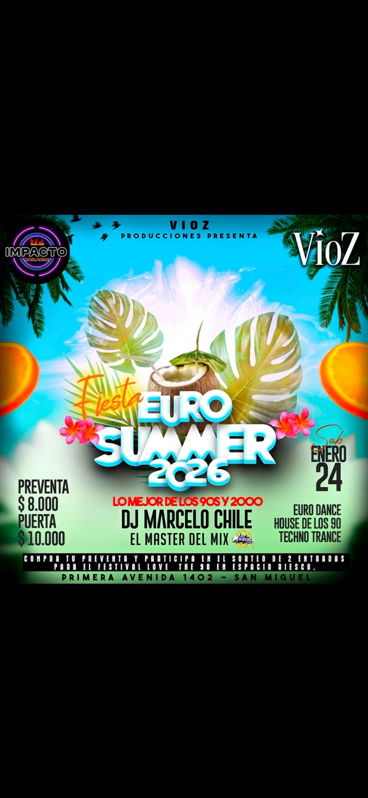 Afiche de Euro Summer 2026: lo mejor de los 90 y 2000
